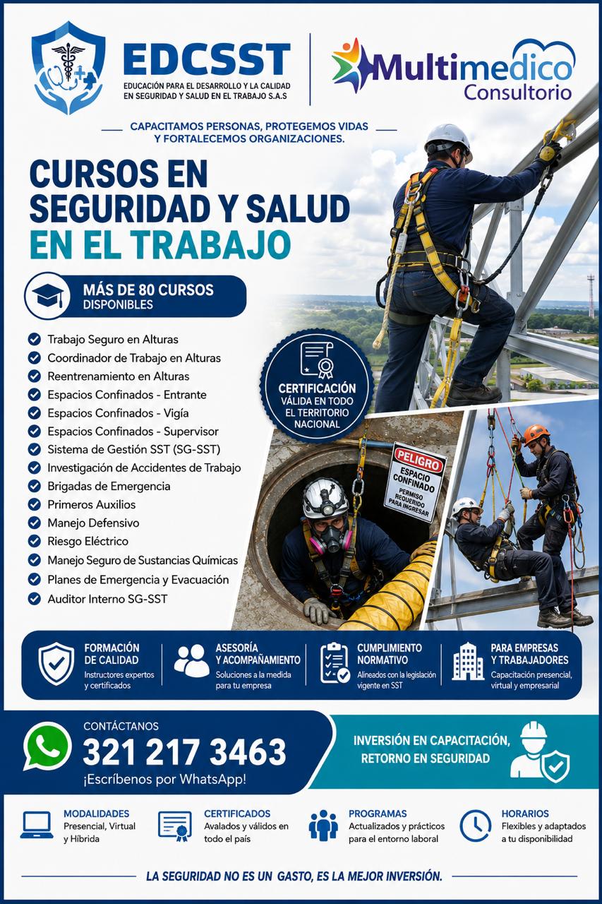 Cursos en Seguridad y Salud en el Trabajo - EDCSST